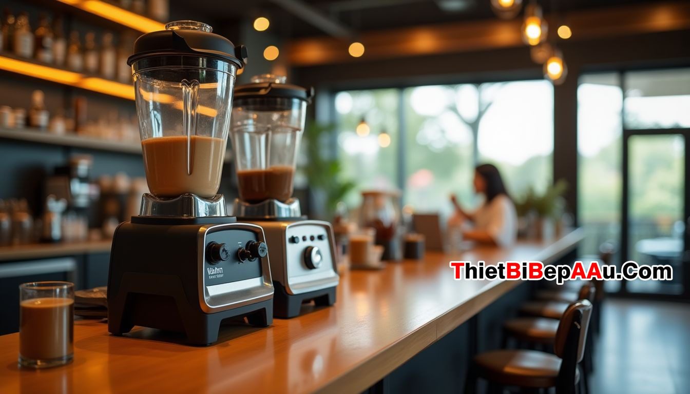 So sánh khả năng xay nhuyễn mịn của Vitamix và máy xay cầm tay