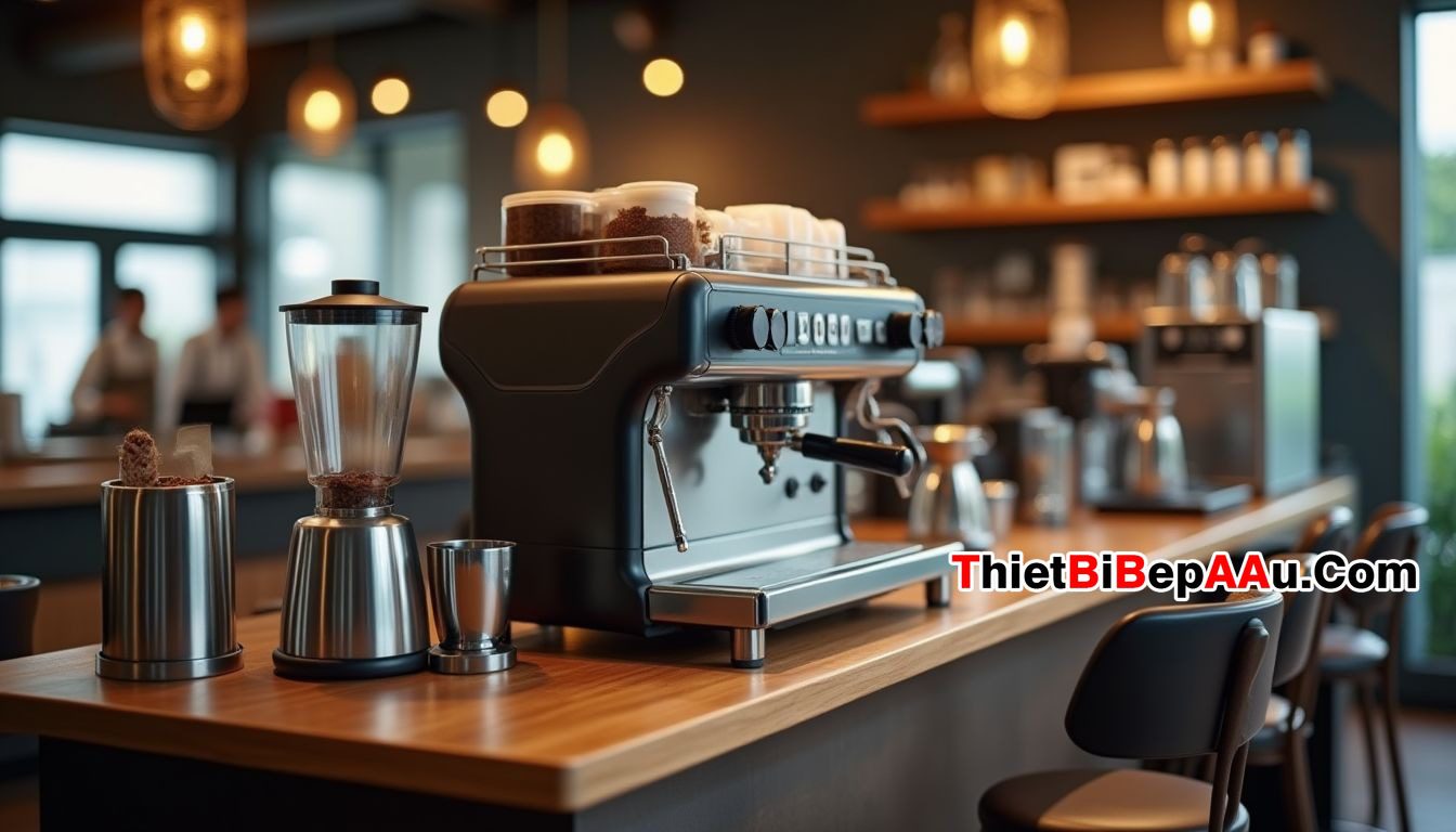 Tại sao mặt bích của Breville 876 giúp quầy bar luôn sạch bóng cà phê?