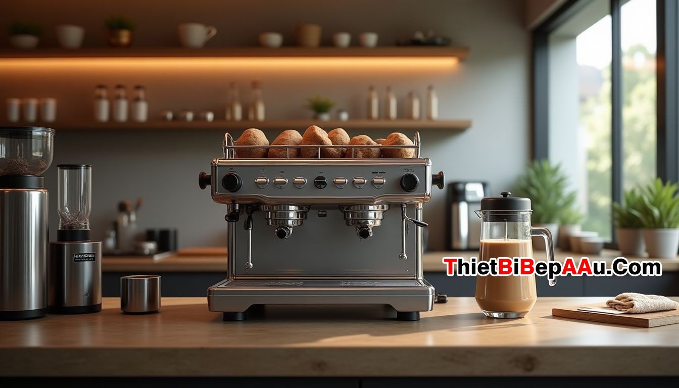 Combo máy pha Rancilio Classe 5 và máy xay Kryo 65: Sự lựa chọn vàng cho quán cà phê
