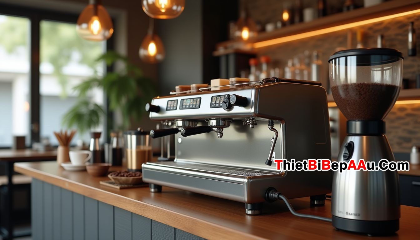 Combo máy pha Rancilio Classe 5 và máy xay Kryo 65: Sự lựa chọn vàng cho quán cà phê