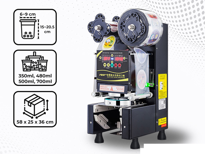 Máy dập nắp cốc tự động FEST RC95B 2023