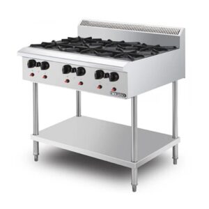 Bếp Âu 6 Họng Berjaya OB6FS-17 Chân Cao