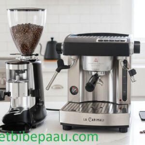 Combo Máy Pha Cà Phê Carimali Cm300 Và Máy Xay Cà Phê Gemilai HC600