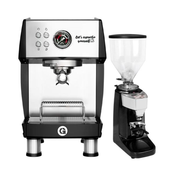 Combo Máy pha cà phê Gemilai CRM 3200B Lite + Máy xay Gemilai CRM 021