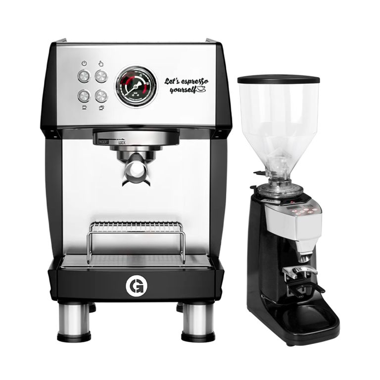 Thời gian pha chế bao nhiêu là chuẩn cho quán cà phê chuyên nghiệp? 1 Combo Máy pha cà phê Gemilai CRM 3200B Lite + Máy xay Gemilai CRM 021