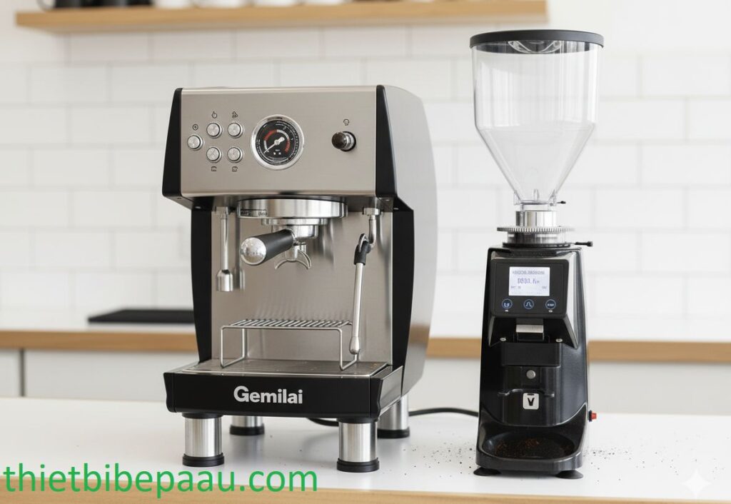 Checklist Thiết bị cần thiết để Mở Quán Cafe 1 Combo Máy pha cà phê Gemilai CRM 3200B Pro + Máy xay CRM 022 Combo máy pha và máy xay cafe: Tại sao nên mua trọn bộ để tiết kiệm chi phí? Checklist Thiết bị cần thiết để Mở Quán Cafe