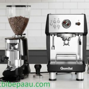 Combo Máy pha cà phê Gemilai CRM 3200B Pro + Máy xay Gemilai HC 600