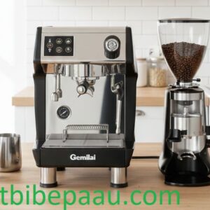 Combo máy pha cà phê Gemilai CRM 3200B và máy xay cà phê HC600 Version 2