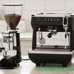 Combo Máy Pha Cà Phê Nuova Simonelli Life 1 Group Và Máy Xay Cà Phê Gemilai HC 600