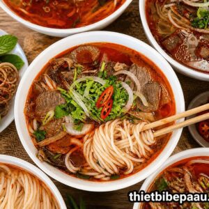 Khóa học nấu bún bò huế ngon để mở quán