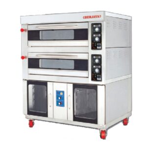 Lò nướng điện kèm ủ bột 2 tầng 16 khay Berjaya BJY-2B+16PF-E