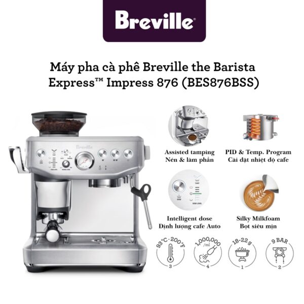 Máy Pha Cà Phê Breville 876