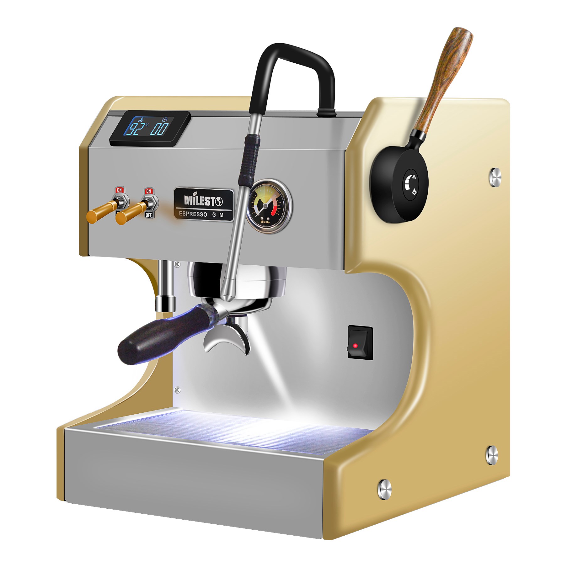 Máy pha cà phê Milesto EM20 2 Máy pha cà phê Milesto EM20