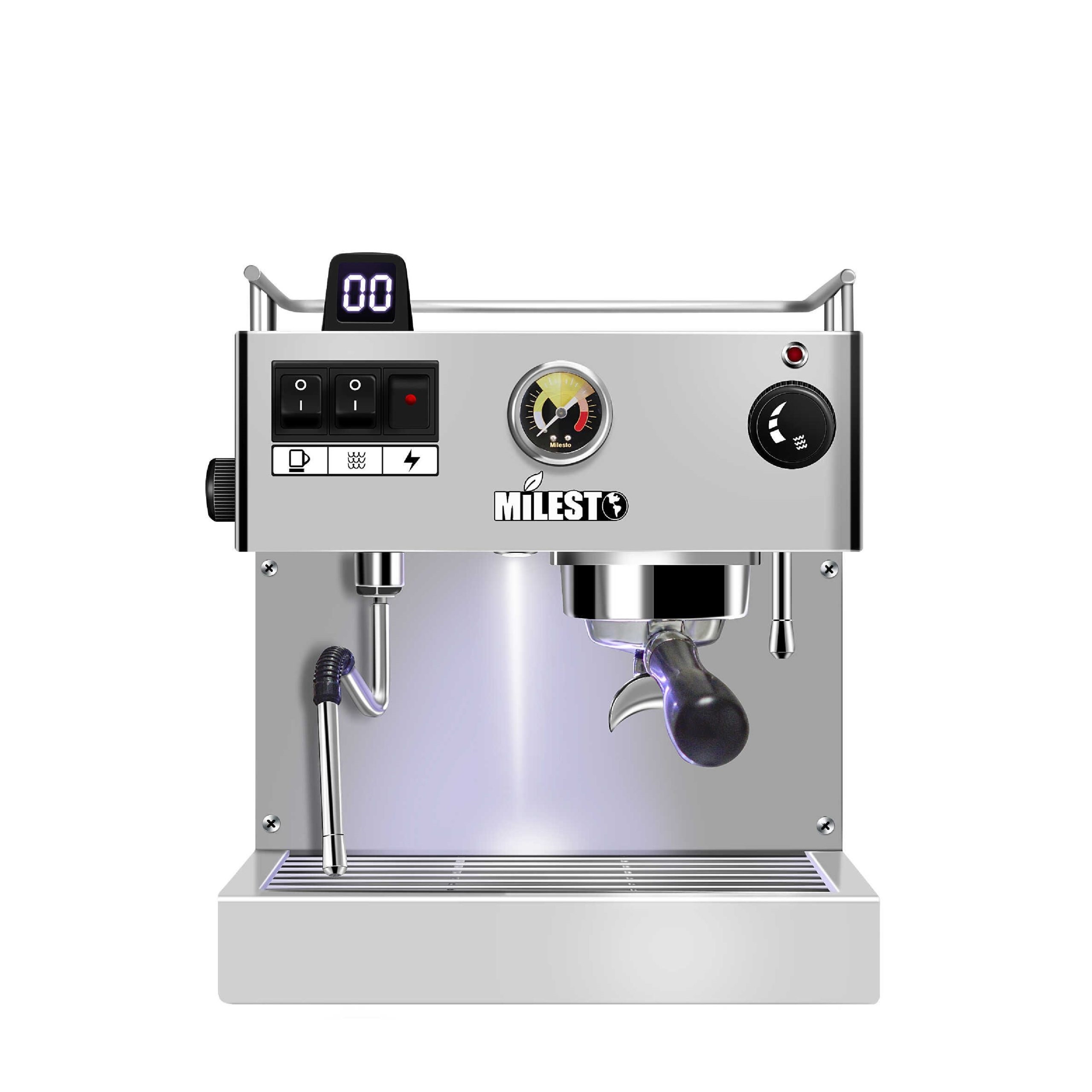 Máy pha cà phê Milesto M19
So sánh máy pha cà phê Corrima CRM3200B và Milesto EM19
