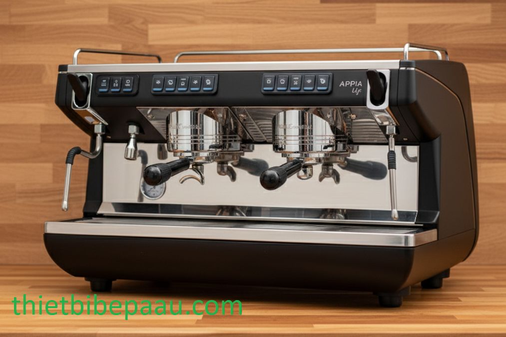 Dịch vụ bảo dưỡng trùng tu máy pha cà phê tại TPHCM 1 Máy pha cà phê Nuova Simonelli Appia Life 2 Group