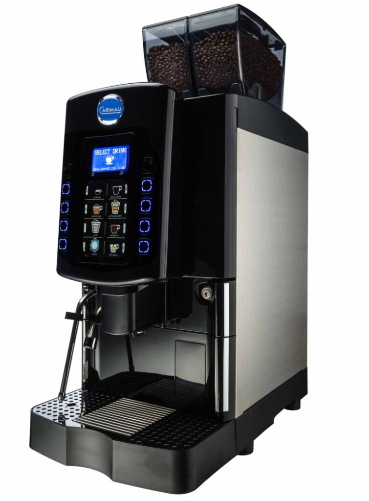 Máy pha cà phê Carimali có phù hợp mở quán cafe kinh doanh không? 1 Máy pha cà phê tự động Carimali Optima Soft Máy pha cà phê Carimali có phù hợp mở quán cafe kinh doanh không?