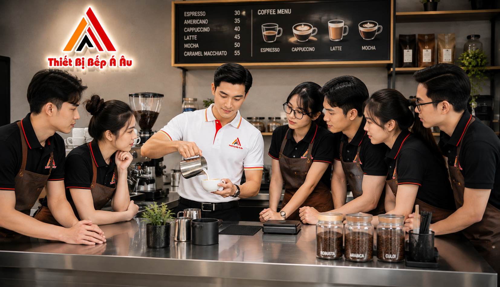 THIẾT BỊ BẾP Á ÂU TOÀN CẦU - MÁY PHA CÀ PHÊ TẠI TPHCM